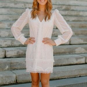 Adelyn Rae White Dress Worn Once